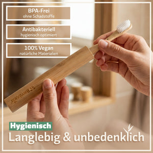 Bambus Zahnbürsten Etui - Bambuna