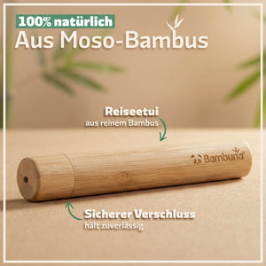 Bambus Zahnbürsten Etui - Bambuna